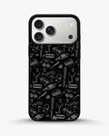 Creslia black art phone case - black art phone case iphone 17 pro max