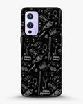 Creslia black art phone case - black art phone case oneplus 9