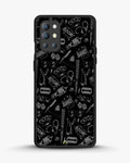 Creslia black art phone case - black art phone case oneplus 9r