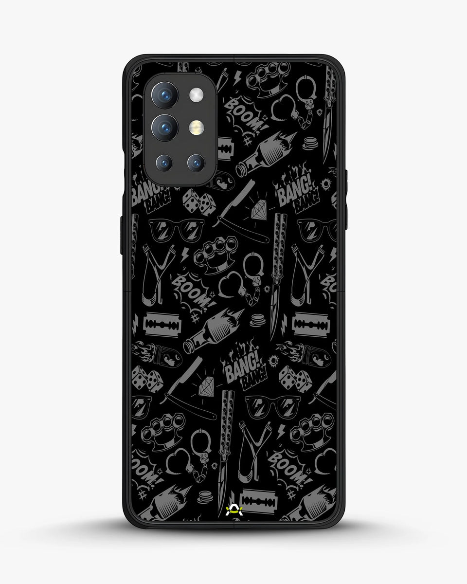 Creslia black art phone case - black art phone case oneplus 9r