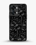 Creslia black art phone case - black art phone case oneplus nord 2t