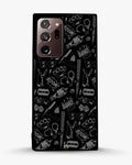 Creslia black art phone case - black art phone case samsung galaxy note 20 ultra