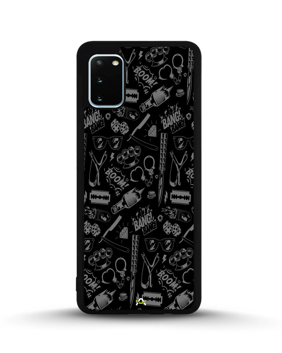 Creslia black art phone case - black art phone case samsung galaxy s20 fe