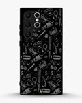 Creslia black art phone case - black art phone case samsung galaxy s22 ultra