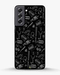 Creslia black art phone case - black art phone case samsung galaxy s22