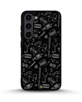 Creslia black art phone case - black art phone case samsung galaxy s23 plus