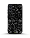 Creslia black art phone case - black art phone case samsung galaxy s23