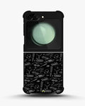 Creslia black art phone case - black art phone case samsung galaxy z flip 5