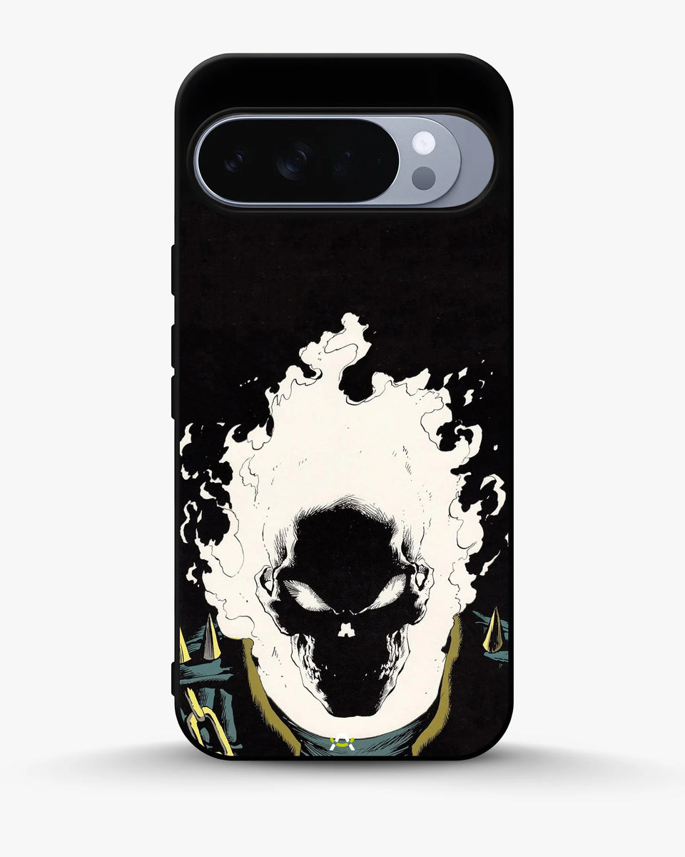 Creslia blazing comic skull phone case - blazing comic skull phone case google pixel 10 pro xl