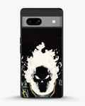 Creslia blazing comic skull phone case - blazing comic skull phone case google pixel 7a