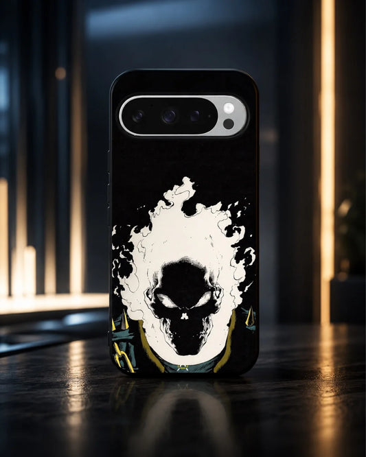 Creslia blazing comic skull phone case general construction specs - blazing comic skull phone case google pixel general specs 7