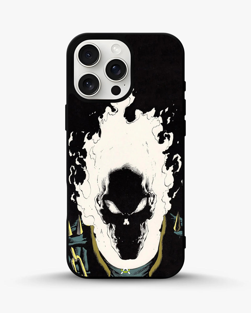 Creslia blazing comic skull phone case - blazing comic skull phone case iphone 12 pro