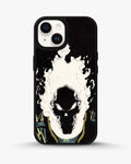 Creslia blazing comic skull phone case - blazing comic skull phone case iphone 14