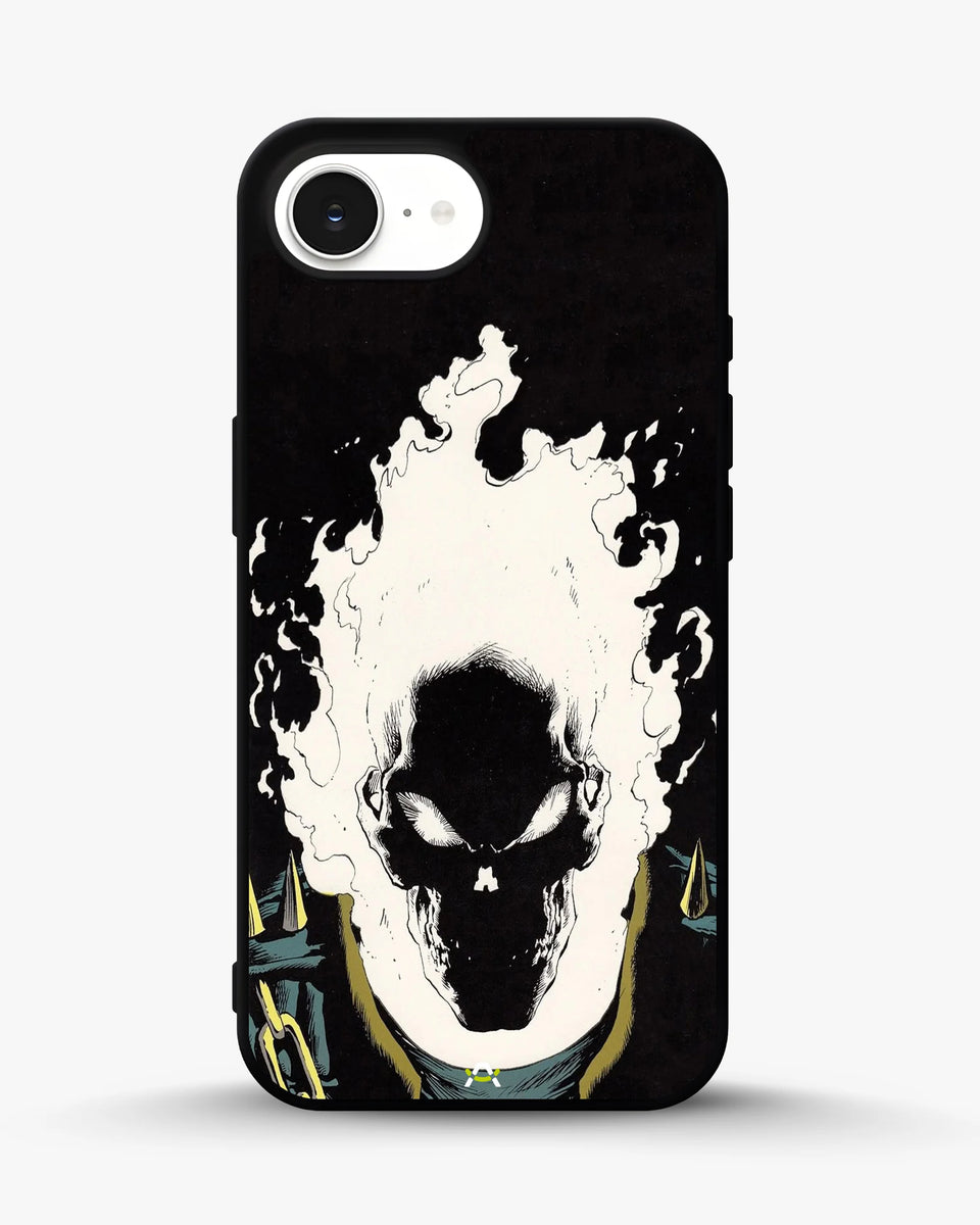 Creslia blazing comic skull phone case - blazing comic skull phone case iphone 16e