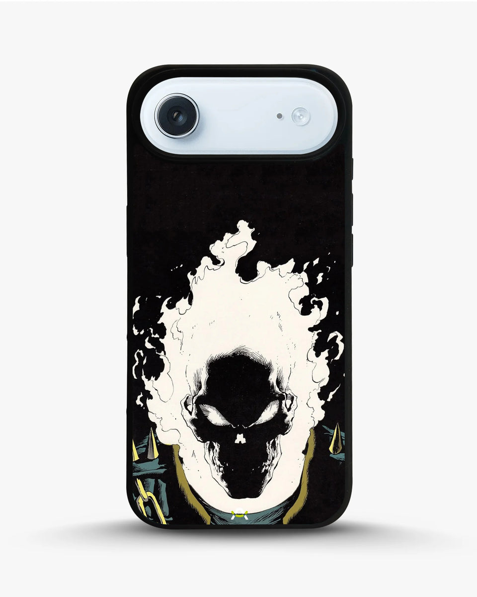 Creslia blazing comic skull phone case - blazing comic skull phone case iphone 17 air