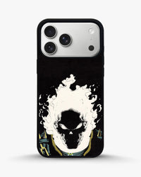 Blazing Comic Skull Phone Case - Flaming Comic Art Print for iPhone, Samsung, Pixel, OnePlus & Vivo