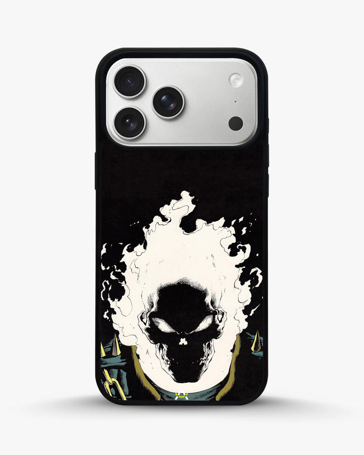 Creslia blazing comic skull phone case - blazing comic skull phone case iphone 17 pro max