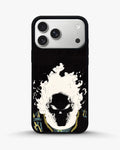 Creslia blazing comic skull phone case - blazing comic skull phone case iphone 17 pro
