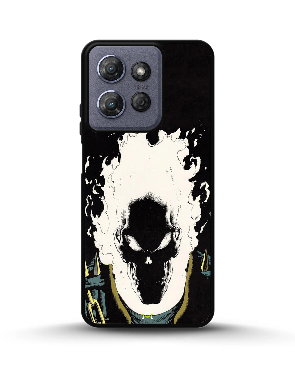 Creslia blazing comic skull phone case - blazing comic skull phone case moto g 2025