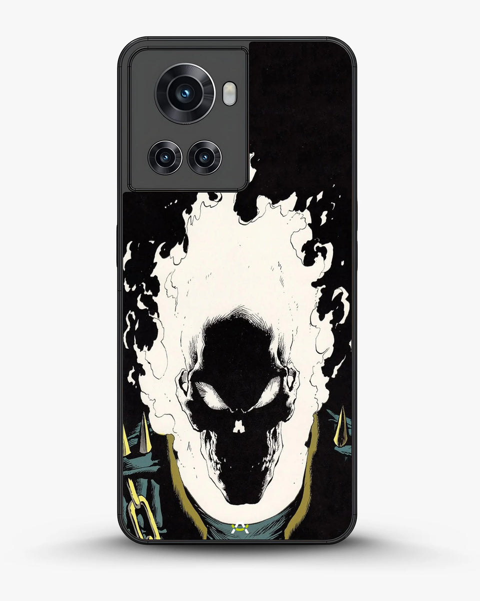 Creslia blazing comic skull phone case - blazing comic skull phone case oneplus 10r