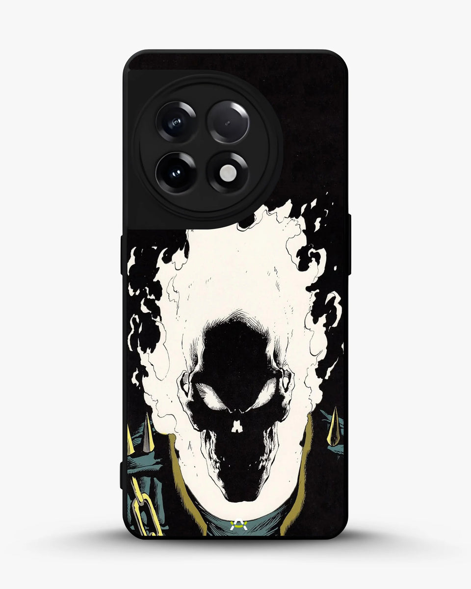 Creslia blazing comic skull phone case - blazing comic skull phone case oneplus 11r
