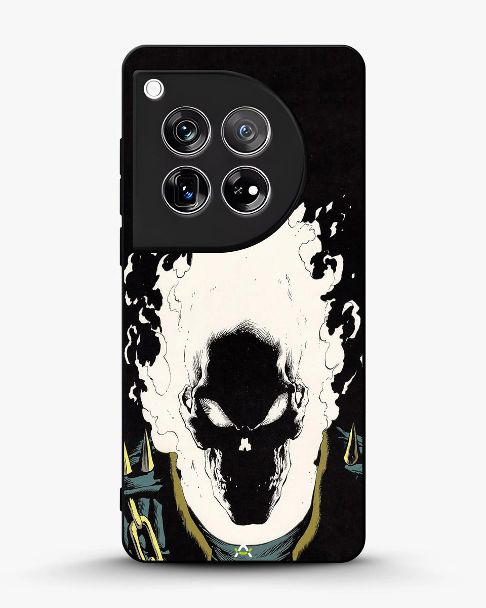 Creslia blazing comic skull phone case - blazing comic skull phone case oneplus 12r