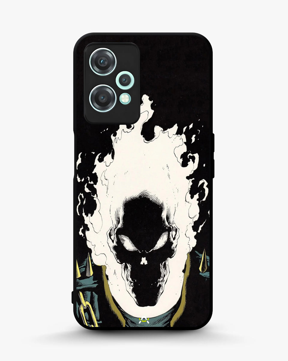 Creslia blazing comic skull phone case - blazing comic skull phone case oneplus nord ce2 lite