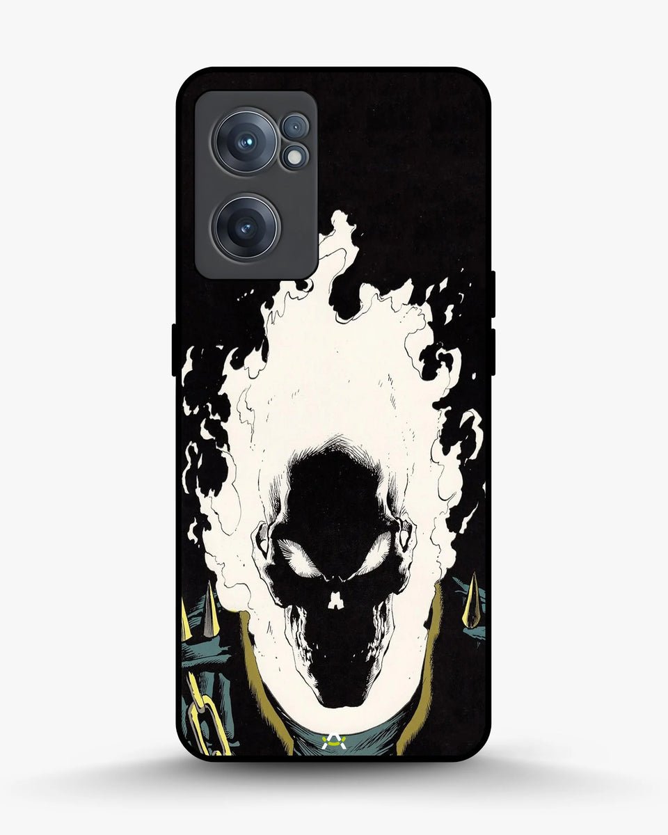 Creslia blazing comic skull phone case - blazing comic skull phone case oneplus nord ce2