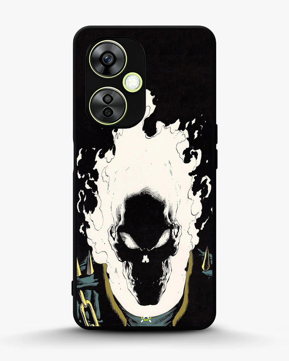 Creslia blazing comic skull phone case - blazing comic skull phone case oneplus nord ce3 lite