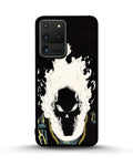 Creslia blazing comic skull phone case - blazing comic skull phone case samsung galaxy s20 ultra