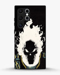 Creslia blazing comic skull phone case - blazing comic skull phone case samsung galaxy s22 ultra
