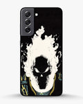 Creslia blazing comic skull phone case - blazing comic skull phone case samsung galaxy s22