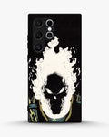 Creslia blazing comic skull phone case - blazing comic skull phone case samsung galaxy s23 ultra