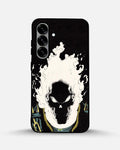 Creslia blazing comic skull phone case - blazing comic skull phone case samsung galaxy s25