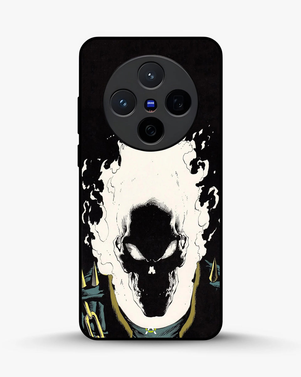 Creslia blazing comic skull phone case - blazing comic skull phone case vivo x200