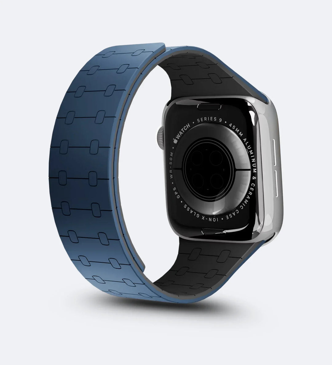 Creslia Magnetic Link Silicone Band for Apple Watch – Blue - Creslia