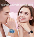 Magnetic Buckle Braided Loop Band for Apple Watch - Blue Nylon Strap - Creslia