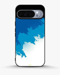 Creslia blue brush strokes phone case - blue brush strokes phone case google pixel 10 pro xl