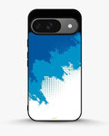 Creslia blue brush strokes phone case - blue brush strokes phone case google pixel 9