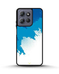 Creslia blue brush strokes phone case - blue brush strokes phone case moto g 2025