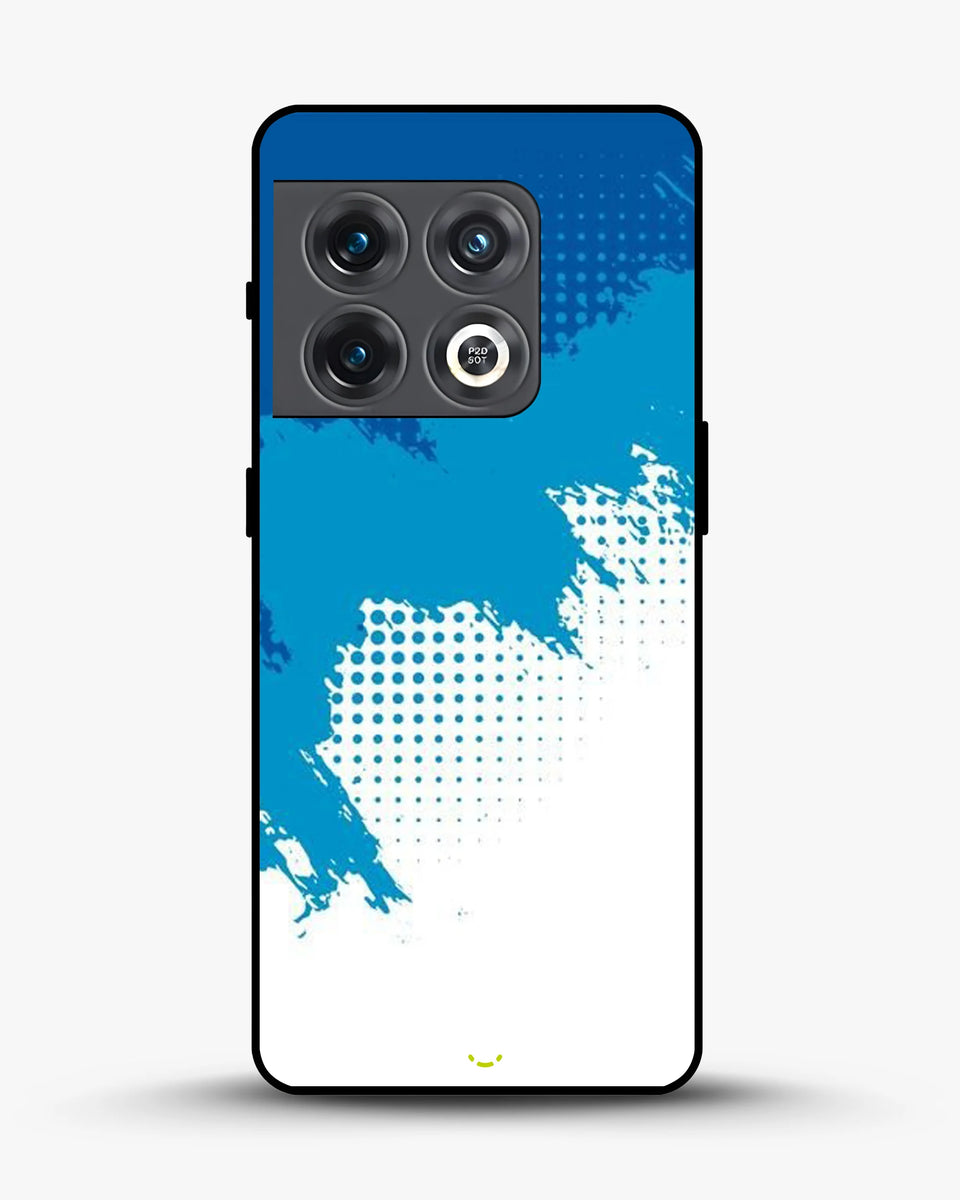 Creslia blue brush strokes phone case - blue brush strokes phone case oneplus 10 pro