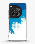 Creslia blue brush strokes phone case - blue brush strokes phone case oneplus 12r