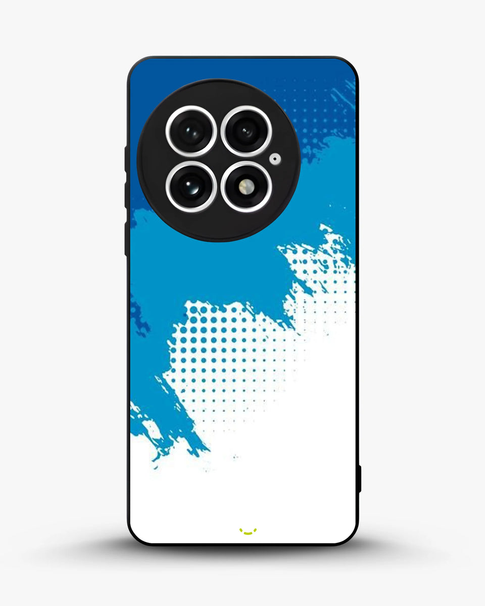 Creslia blue brush strokes phone case - blue brush strokes phone case oneplus 13