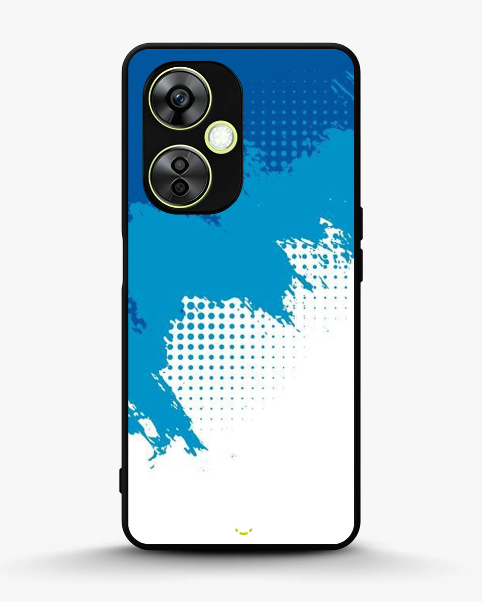 Creslia blue brush strokes phone case - blue brush strokes phone case oneplus nord ce3 lite