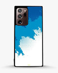 Creslia blue brush strokes phone case - blue brush strokes phone case samsung galaxy note 20 ultra