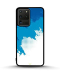 Creslia blue brush strokes phone case - blue brush strokes phone case samsung galaxy s20 ultra
