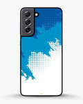 Creslia blue brush strokes phone case - blue brush strokes phone case samsung galaxy s22