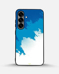 Creslia blue brush strokes phone case - blue brush strokes phone case samsung galaxy s25