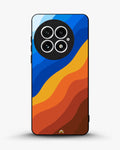 Creslia blue orange wave phone case - blue orange wave phone case oneplus 13