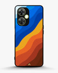 Creslia blue orange wave phone case - blue orange wave phone case oneplus nord ce3 lite